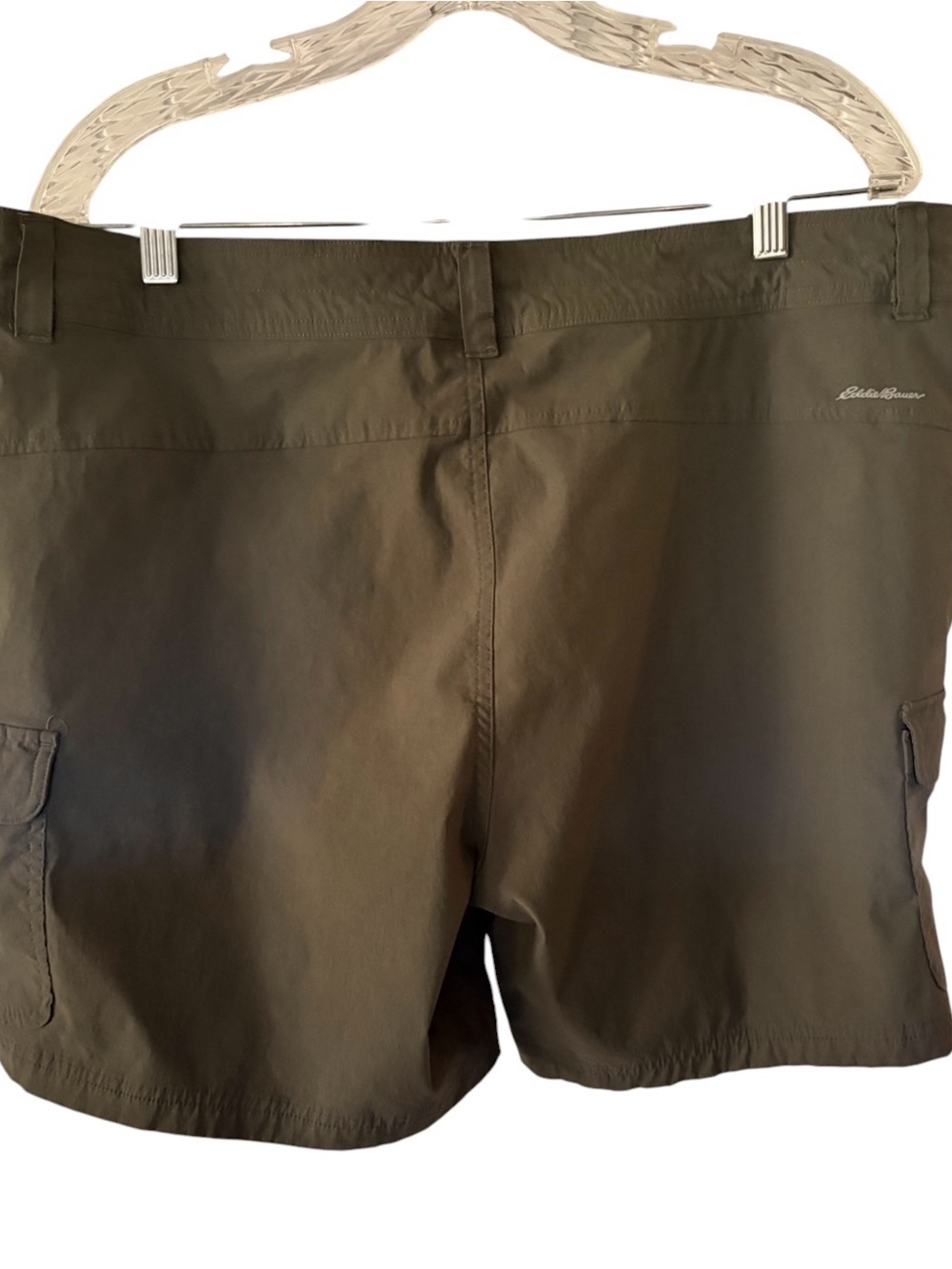 Eddie Bauer Olive Green Cargo Shorts - Picture 2 of 6